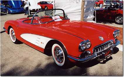 046.This beautiful Red '60 was parked right behind---.JPG