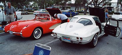 003.Six production years separate these two Corvette benchmarks.JPG