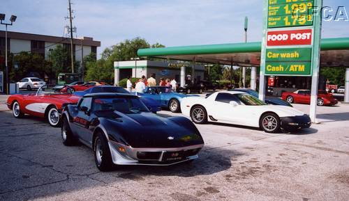 002.At our first pit stop in Jax, we take over the parking area (note the price of gas).JPG