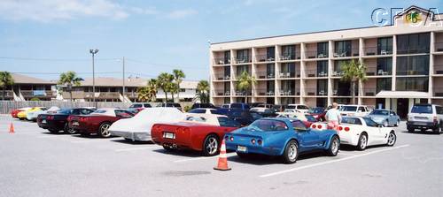 012.Where 'Corvettes Only' parking has been set up for us.JPG
