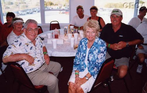 070.John and Diane Mason (in the back) with John's Mom and Stepdad (left) and the Nesmiths (right).JPG