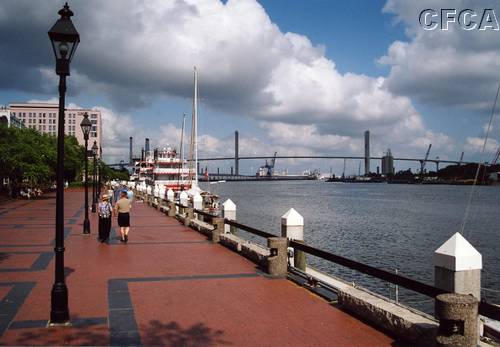 079.Historic Savannah's waterfront.JPG