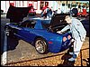 002.Hard-working Neal and his Electron Blue '02 Z06 get ready for the show.JPG