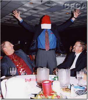 028.The crowd was then enteratined by the 'Unknown Santa'.JPG