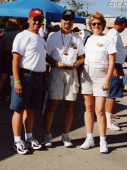 059.Rocky and Christine Lange accepting their 'Best of Show' trophy for their Aqua '92.JPG