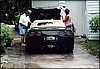 017.Kim and Lisa wash down the 'Lexus'.jpg