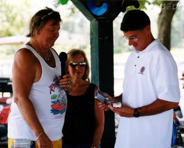 038.Don expresses his personal thanks to Mark for the Newsletter. with a beautiful Chevrolet watch.jpg