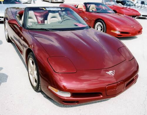 051.Larry's and Bonnie's 50th Anniversary Red '03 Convertible.JPG