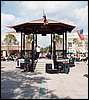 027.The Town Square's central gazebo played host to the live band.JPG