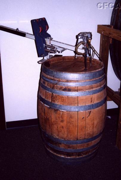 034.A CFCA-size bottle of fine wine, complete with its own cork screw.JPG