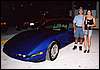 082.A very happy Ken and Barbara with their trophy and Corvette, making Don and Tina proud.JPG