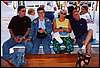 112.Gary and Joan, Pat and Jon, with Kim sneaking a peek.JPG