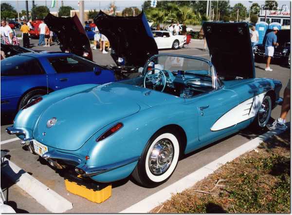 017.There were dozens of beautiful C1s on display, like this Crown Saphire '59.JPG