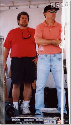 036.Master of Ceremonies, Tommy Farruggio, and his bud, Andy Pilgrim.JPG