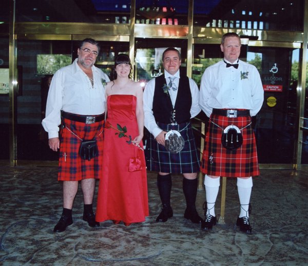 017.Tracy and her Kiltsmen, John, John and Leonard..JPG