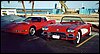 002.Mark's Roman Red '59 and her younger, C4 kissing cousin.JPG